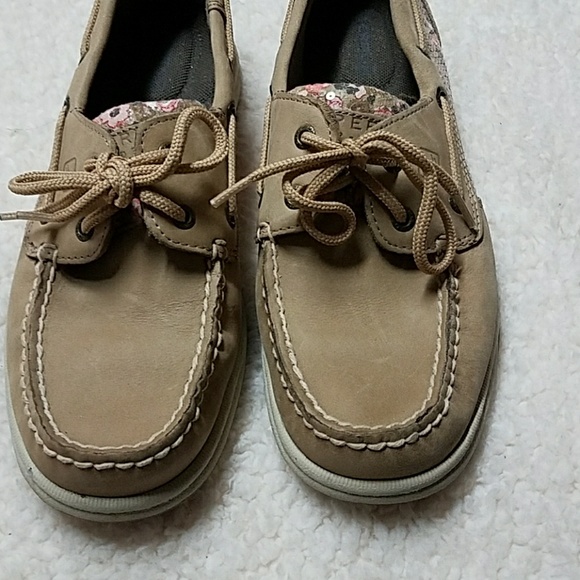 Sparkly Sperry Topsiders Size 7.5 - Picture 3 of 6